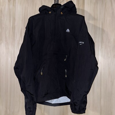 Jacke NIKE ACG Windbreaker Size M Medium Nero - Uomo Vintage Y2k Black Utility