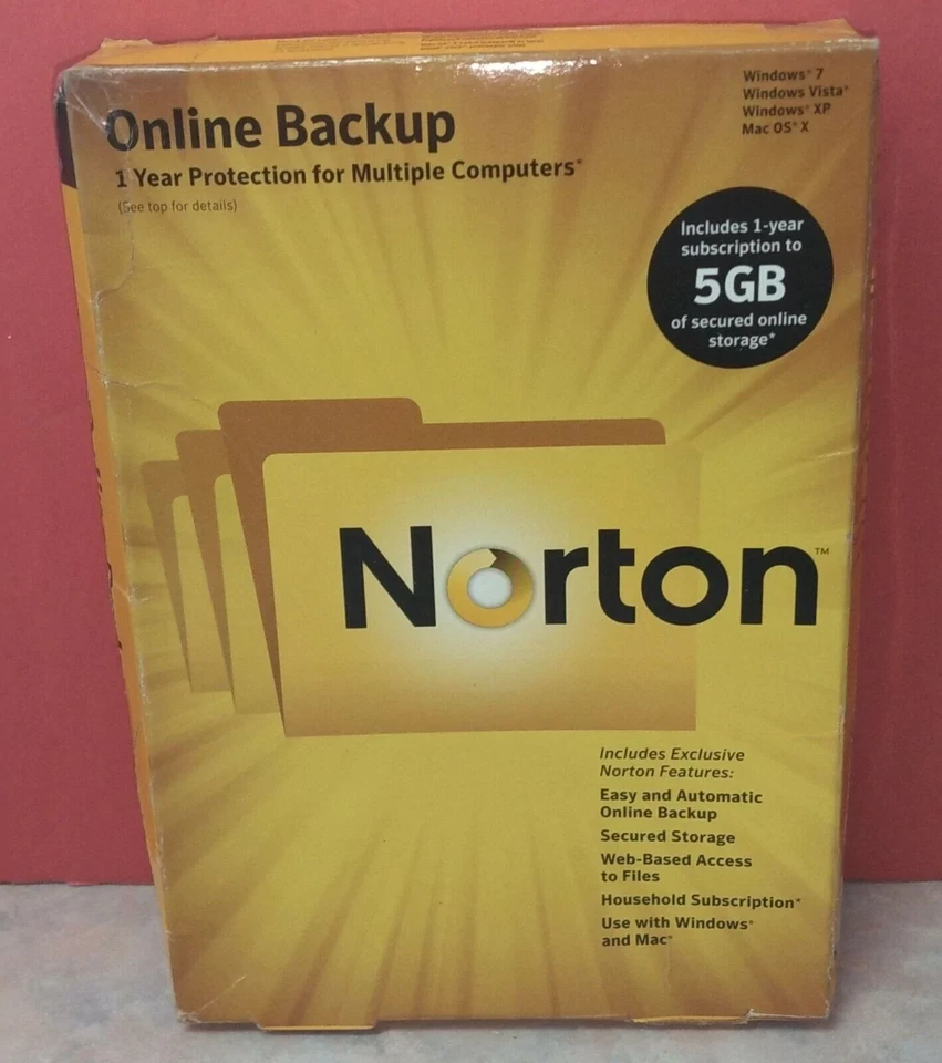 Copia de seguridad en línea de Norton para varios equipos, 5 GB (20969974) Foto 2 de 4