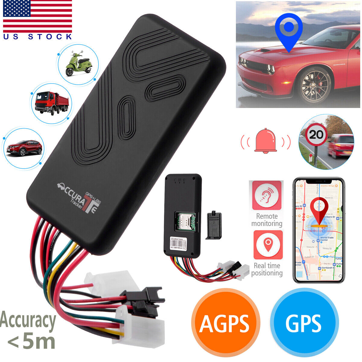 Car GPS Tracker - GPS Vehicle Tracking Device 