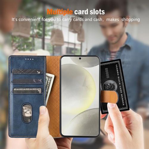 For Samsung Galaxy S24 Ultra S23 S22 S21 S20FE Magnetic Leather Wallet Flip Case - Picture 30 of 44
