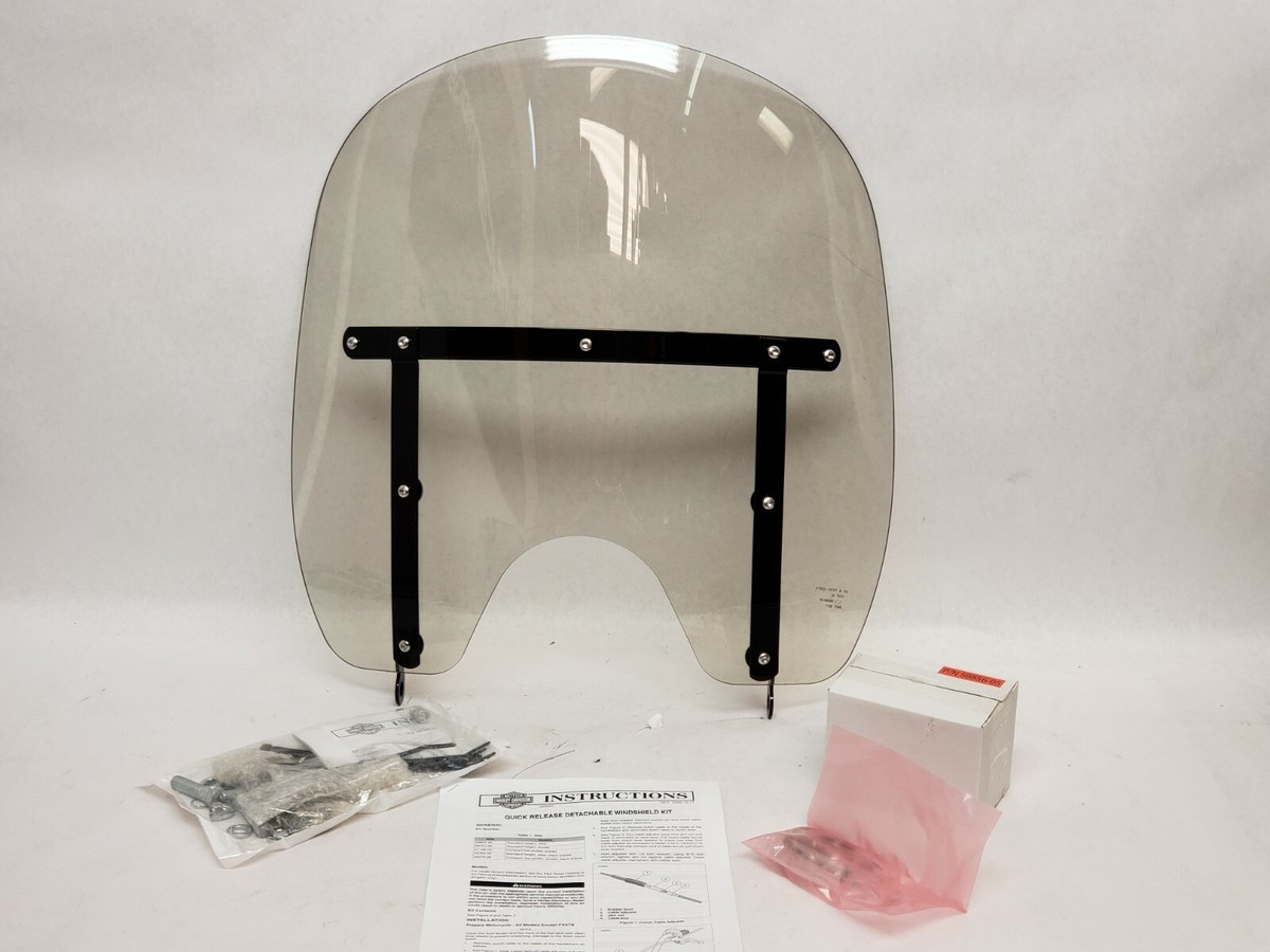 Harley Davidson Dyna Wide Glide Quick Release Windshield Low