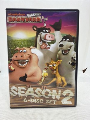 SUPER RARE Back at the Barnyard Season 2 (DVD 6-Disc Set) Steve Oedekerk TESTED