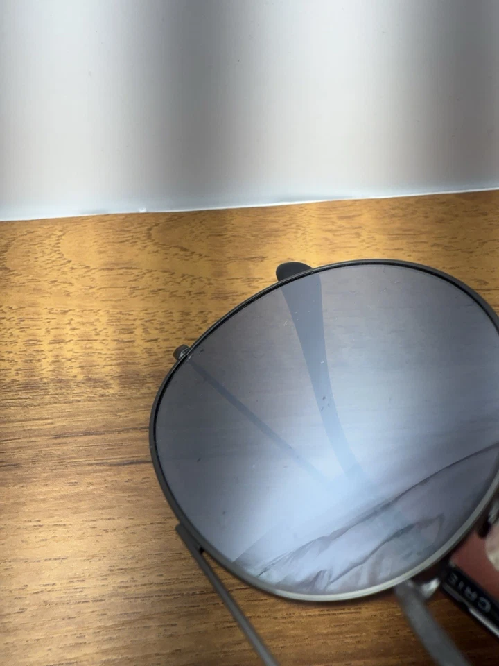 Occhiali da sole Christian Leroy rotondi lenti a specchio 54-22-150 mm puliti 10/10 *LEGGI - Immagine 4 di 4