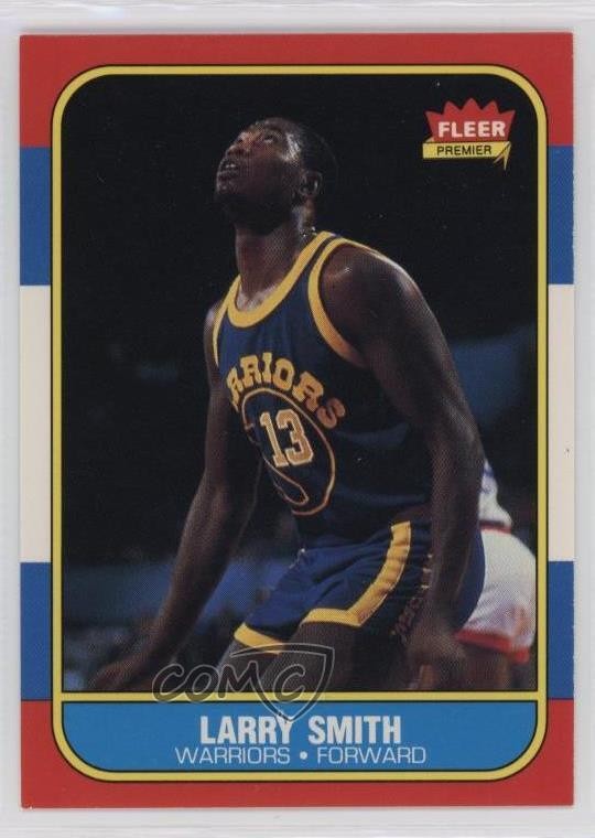 1986-87 Fleer Larry Smith #104 0e3