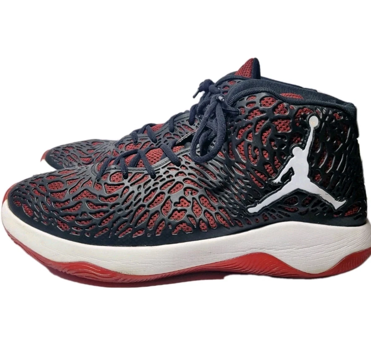 Nike Jordan Ultra Fly Mens Sneaker Black Red White Size 10.5 