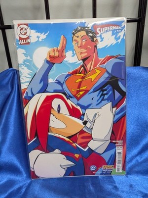 Superman #38 Cover F Daniele Di Nicuolo DC X Sonic Card Stock Variant 