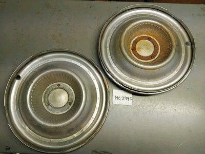 Two 1960s 1961 1962 1963 Pontiac Catalina spinner hubcaps | eBay