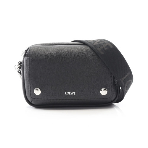 Loewe Shoulder Bag Black Leather #RCB1574