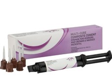 Medental Resincem Automix Syringe Dual Cure Resin Cement 3g Base and 3g Catalyst
