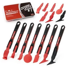  Vinyl Wrap Stick Squeegee Window Tint Tool 7 in 1 Micro Wrap Stick Squeegee 