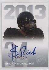 2013 Press Pass Press Pass Signings Sheldon Richardson #PPS-SR2 Auto 06xp