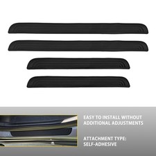 For Mazda Cx5 Car Accessories Door Sill Protector Scuff Plate Black 5838cm 4pcs