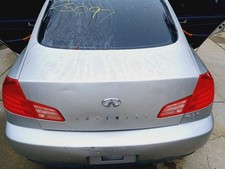 2003 INFINITI G35 Sedan Rear Trunk Decklid Silver/KY0 OEM H4300AC0MM