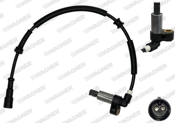 Wagner ABS Sensor Raddrehzahl DrehzahlfüHler FüR Renault Megane I BA0/1_ EA0/1_-image