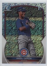 2023 Bowman Chrome Prospects Shimmer Refractor Angel Cepeda #BCP-205 10c7