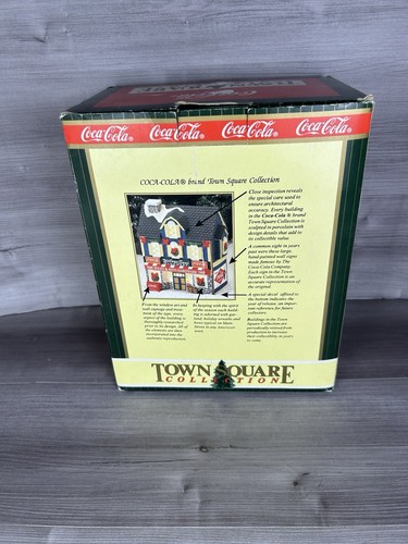 TOWN SQUARE COLLECTION - SOUTH STATION 1997 COCA-COLA CHRISTMAS 9.5”TALL Village - Picture 6 of 9