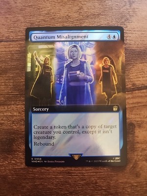 Quantum Misalignment (Extended Art) (Surge Foil) Universes Beyond: Doctor Who