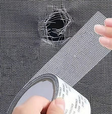5pcs Waterproof Window Screen Repair Tape Self-Adhesive Anti-Insect Mesh Patch
