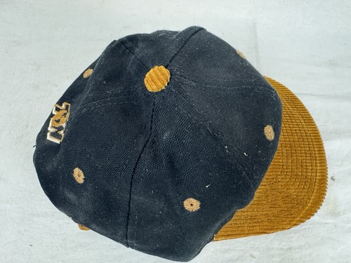 Vintage Duke Hat Corduroy Top of the World Spell Out Strapback 90s Blue Devils - Picture 7 of 12