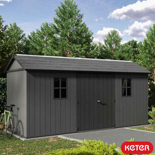 [SALE] Keter Newton plus 15Ft 6" X 7Ft 6" (4.7 X 2.3M) Storage Shed - Side Entry