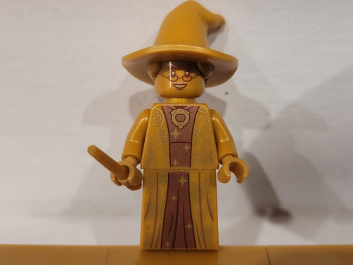 Harry Potter Golden minifigures (Dumbledore, McGonagall, Hagrid) 76391 Lego 20th - Picture 7 of 14
