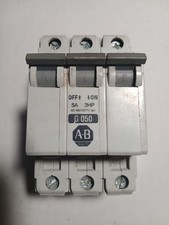 ALLEN-BRADLEY 3-POLE CIRCUIT BREAKER 5A 3HP 1492-CB3-G050 480V 277V 3-Phase