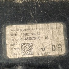 Renault Megane IV 2018 Rechts Rückleuchte Heckleuchte innen 265500266R UMI10419