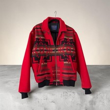 Vintage Pendleton Wool Bomber Jacket Medium High Grade Western Wear Southwest