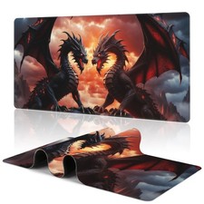 Mouse Pad Dragon Desk Mat Large Gaming Mousepad, Desk Pad for Keyboard and Mo...