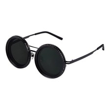 Adjustable Tint Polarized Round Sunglasses 1-9 Gears Polarized ND9 Sunglasses