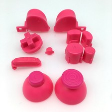 Pink ABXYZ Buttons Analog ThumbStick D-pad Mod set for Nintendo NGC Controller
