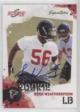 2010 Score Rookie Signatures Sean Weatherspoon #390 Auto 1k5