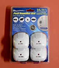 Bell + Howell Ultrasonic Pest Repeller 4Pcs Ultrasonic Pest Repellent