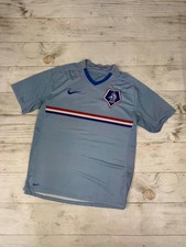 Vintage Nike Netherlands 2008 2009 Away Shirt Soccer Jersey Men Size M Blue