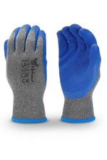 12 Pairs XL Double Coated Latex Work Gloves Heavy Duty Gardening Construction