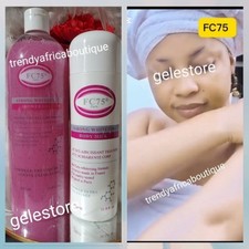 2pcs FC75 PARIS Body Milk  Whitening Shower Gel     Set.