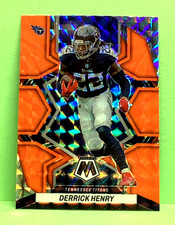 Derrick  Henry 2022 Mosaic orange reactive prizm card