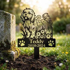 Personalized Dog Memorial Garden Stake, Pet Loss Sympathy Sign