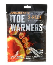 Muddy Disposable Toe Warmers with Adhesive 3 Pack Air Activated 8 Hours