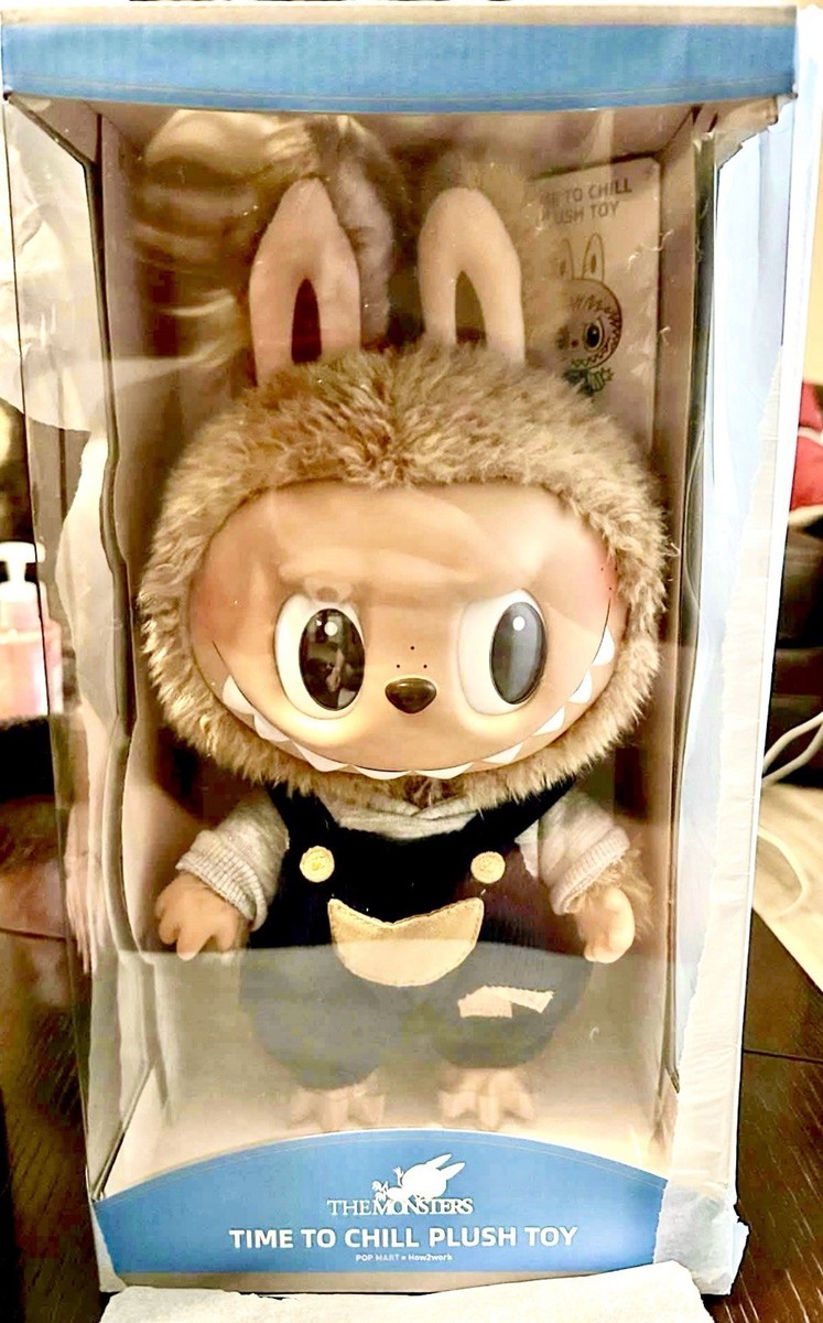 Authentic POPMART The Monsters Labubu Time to Chill Vinyl Plush