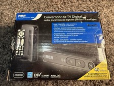 RCA ATSC TV Converter Box DTA800B1L DTV Tuner Digital-to-Analog No Remote