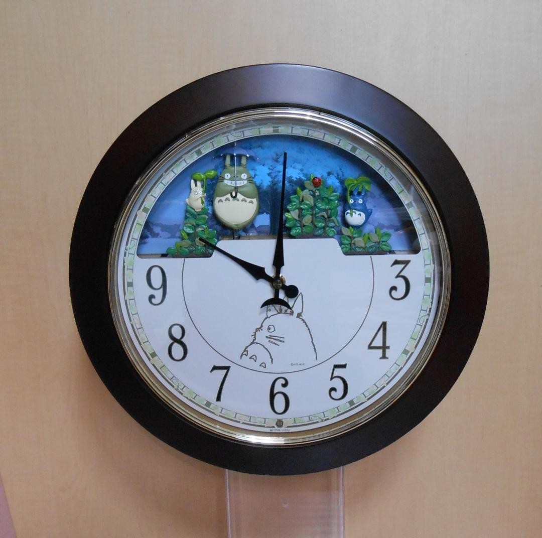 Studio Ghibli My Neighbor Totoro Musical Cuckoo Clock Rhythm M769-12 Authentic