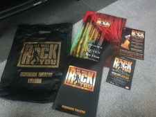 We Will Rock You Programme Bundle, 2002 Queen Tony Vincent musical