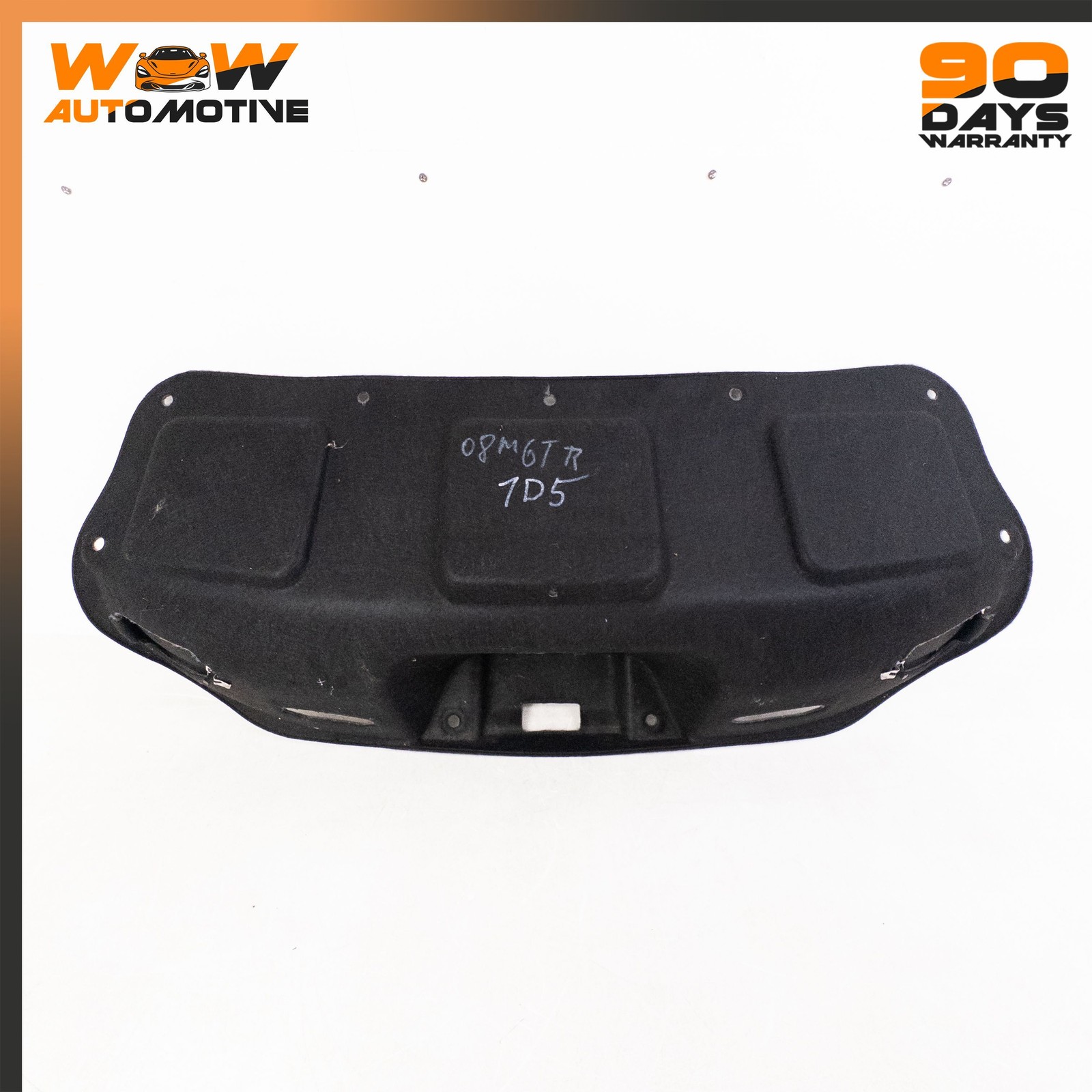 08-19 MASERATI GRANTURISMO COUPE TRUNK INNER COVER TRIM 80307806 GREY OEM