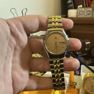 Orient Crystal 3 Star 21 Jewels Automatic Watch Aftermarket Bracelet.