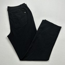 Puma Golf Pants Black Mens Size 36x32 Athletic Casual Performance Trouser