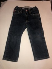 Ecko Unlimited Toddler Denim Jeans Adjustable Waist Med Wash Size 3T Elastic B6
