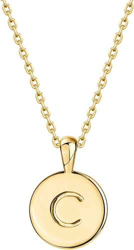 Initial Necklace for Women, 14K Gold Plated Alphabet Letter Pendant | Letter Nec