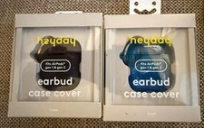 Heyday Earbud Case Covers For AirPods Generations 1  2 Blue  Black Cases NEW 