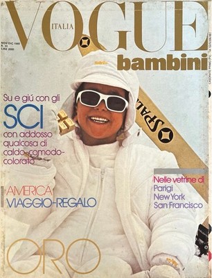 VOGUE Italia BAMBINI Kids Children Enfant Fashion RARE Magazine Winter 1980 #31